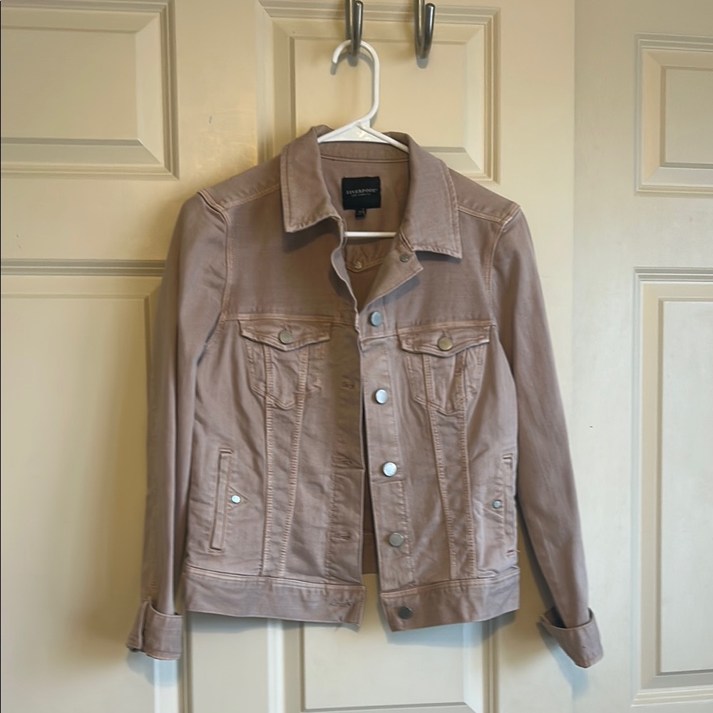 Liverpool Tan Jean Jacket